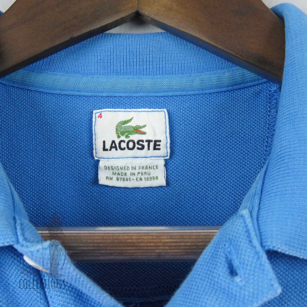 Men's Lacoste Large Crocodile Logo Polo - Picture 2 of 7